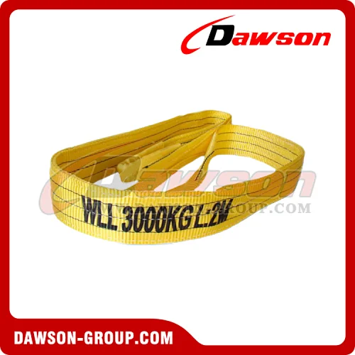 WLL 3 Ton Polyester Webbing Slings - Lifting Slings